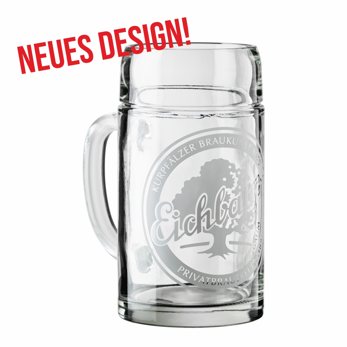 Maßkrug aus Glas 1,0l – Bild 2